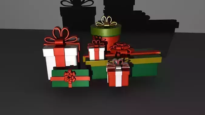 3D Printable Christmas Pressents 3D print model
