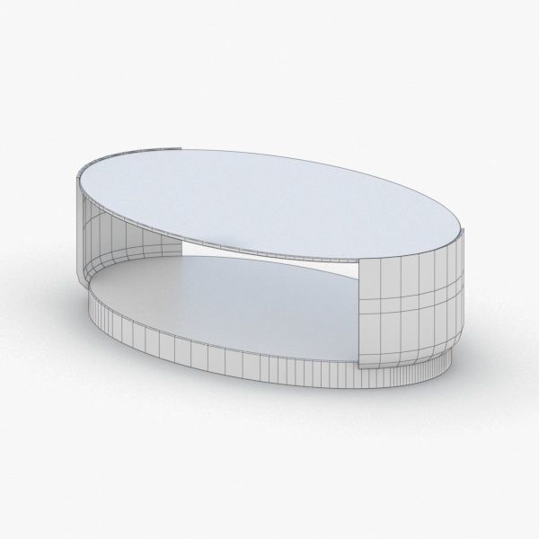 0281 - Coffee Table Low-poly 3D model_1