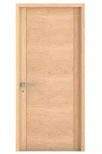 Door-023 wooden door with glass panel