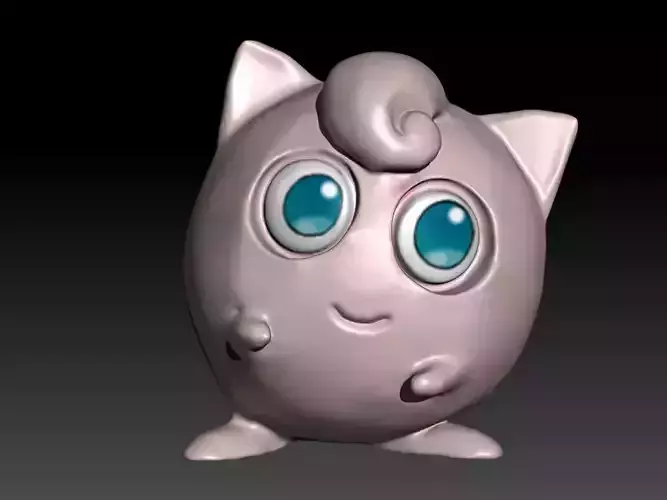 Jiggly Puff The Piggy Bank Includes A Screw Pokemon 3D print model