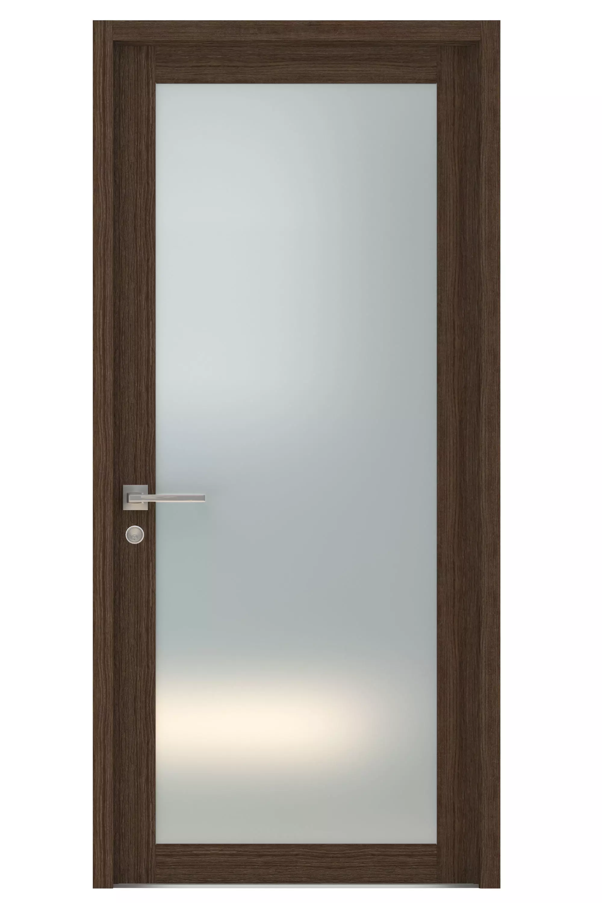 Door-028 interior door with frosted glass 3D model