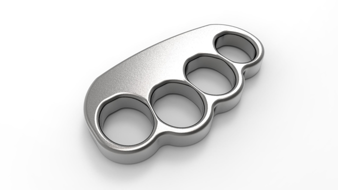 Brass Knuckles 3D print model