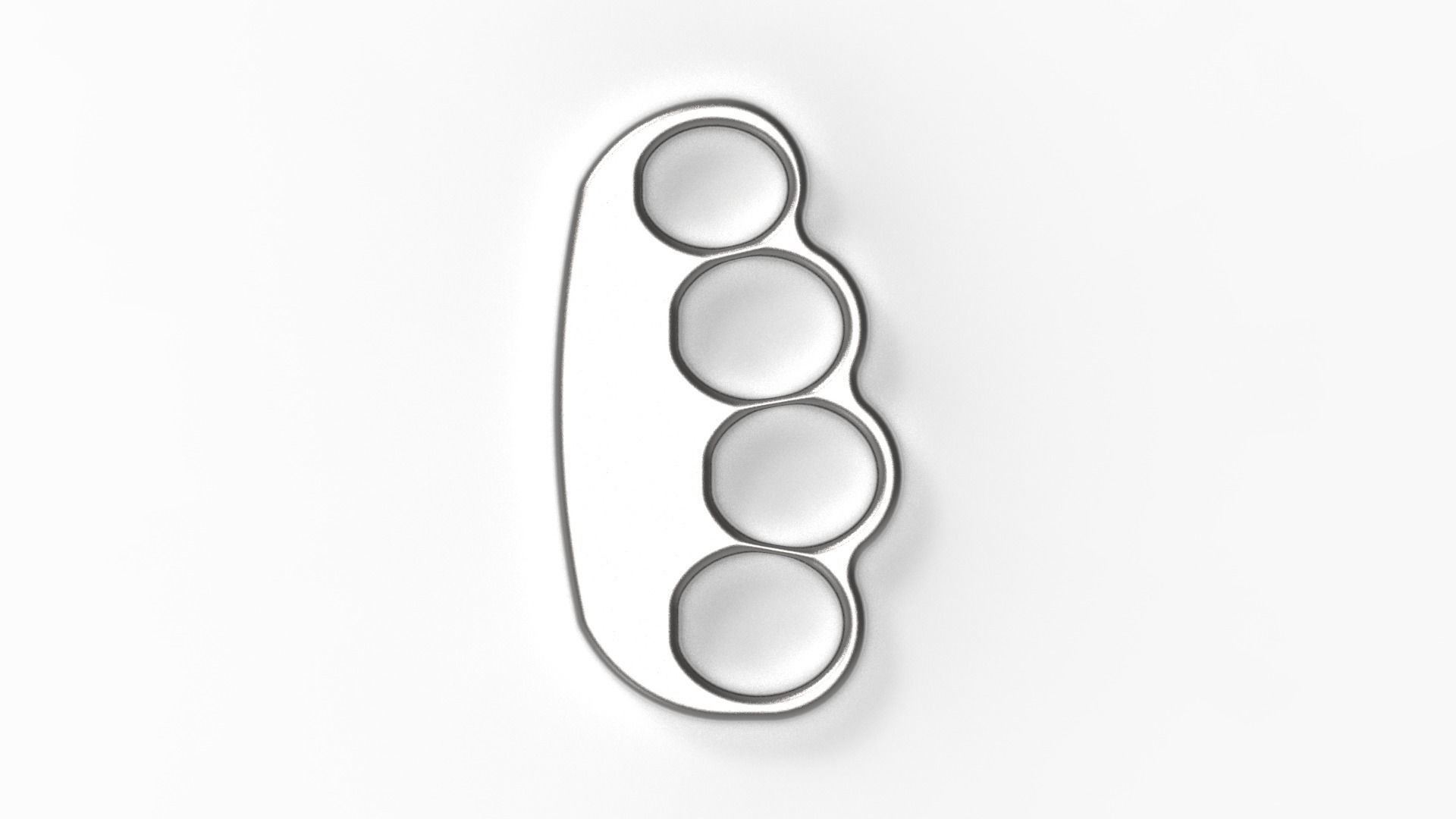 Brass Knuckles 3D print model_2