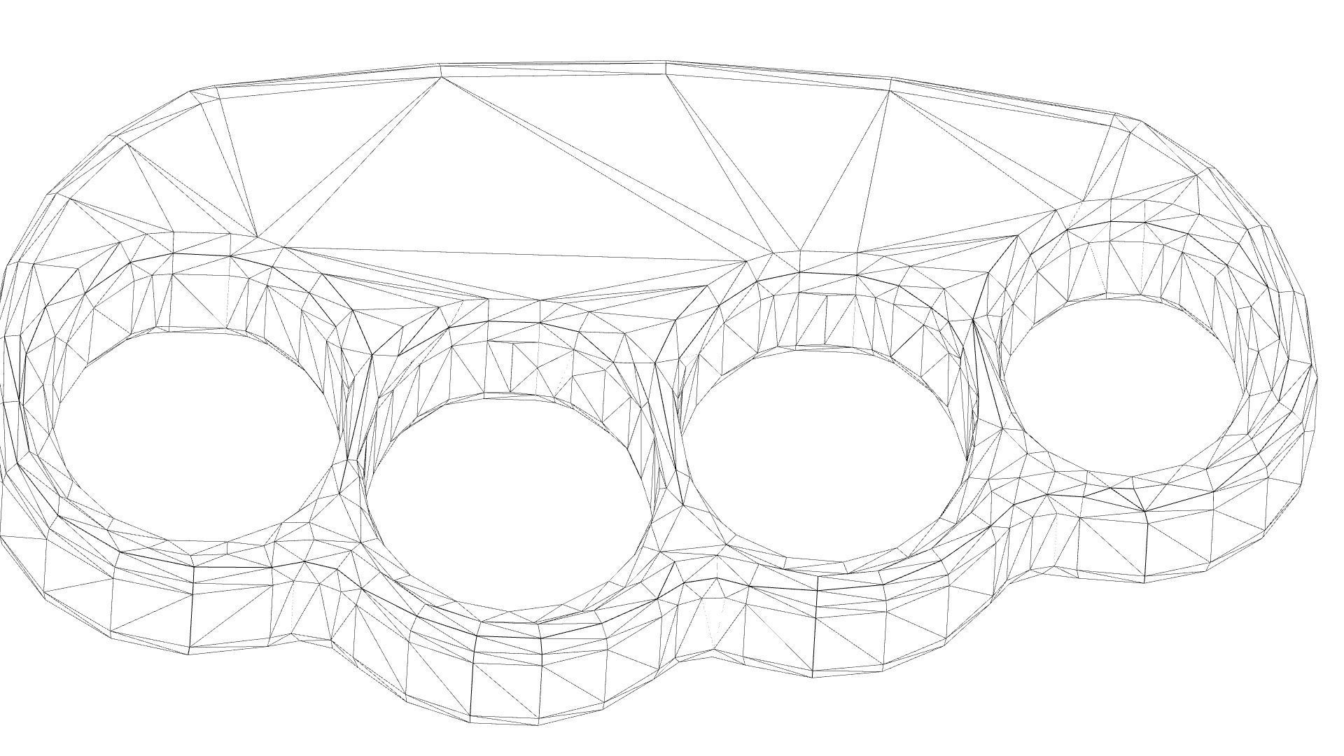 Brass Knuckles 3D print model_5