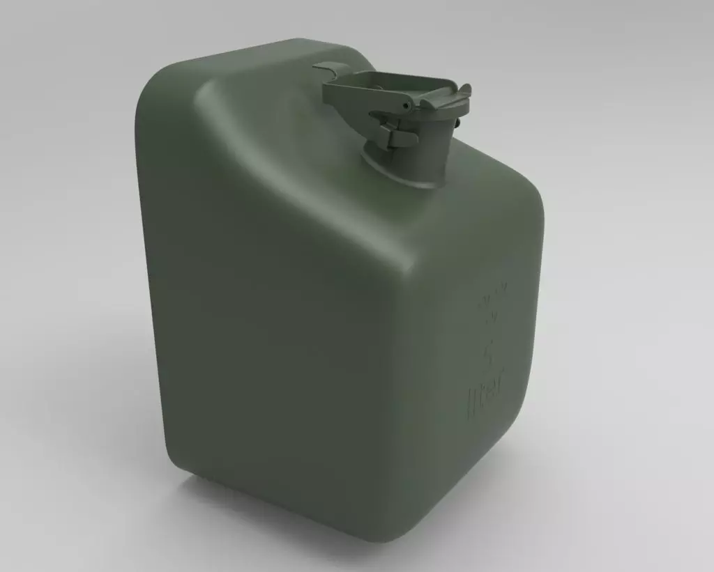Swedish Army Jerry Can 3D model_0