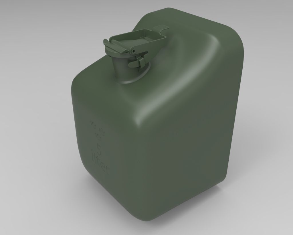 Swedish Army Jerry Can 3D model_1