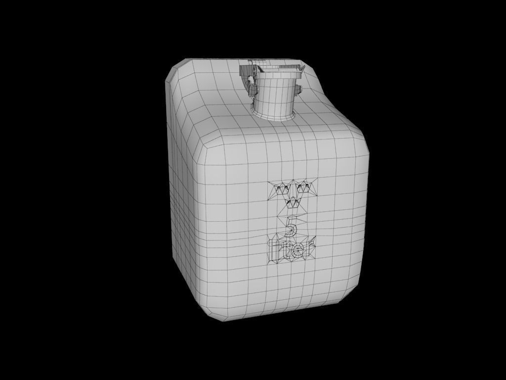 Swedish Army Jerry Can 3D model_7