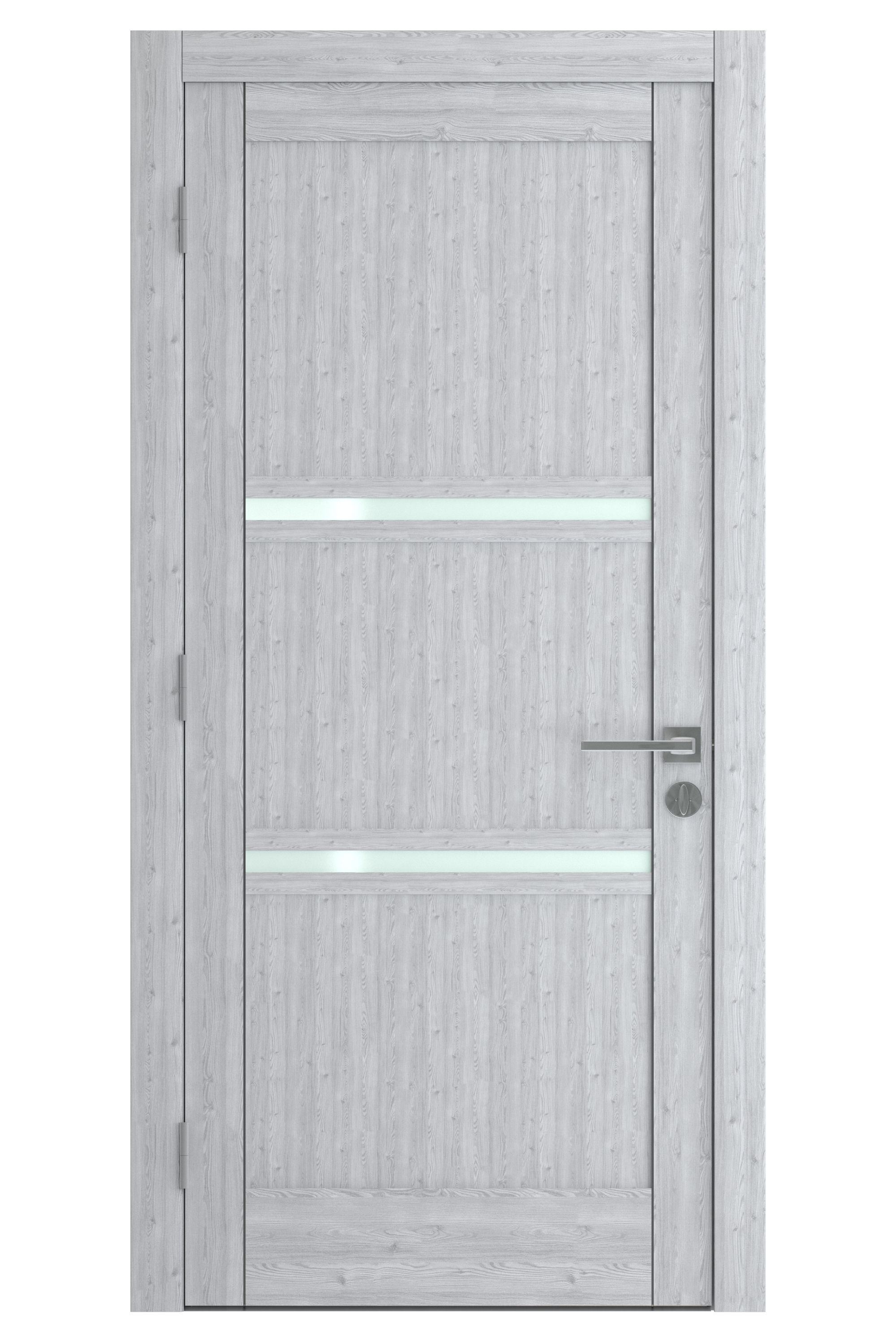 Door-040 interior door with glass panel 3D model_1