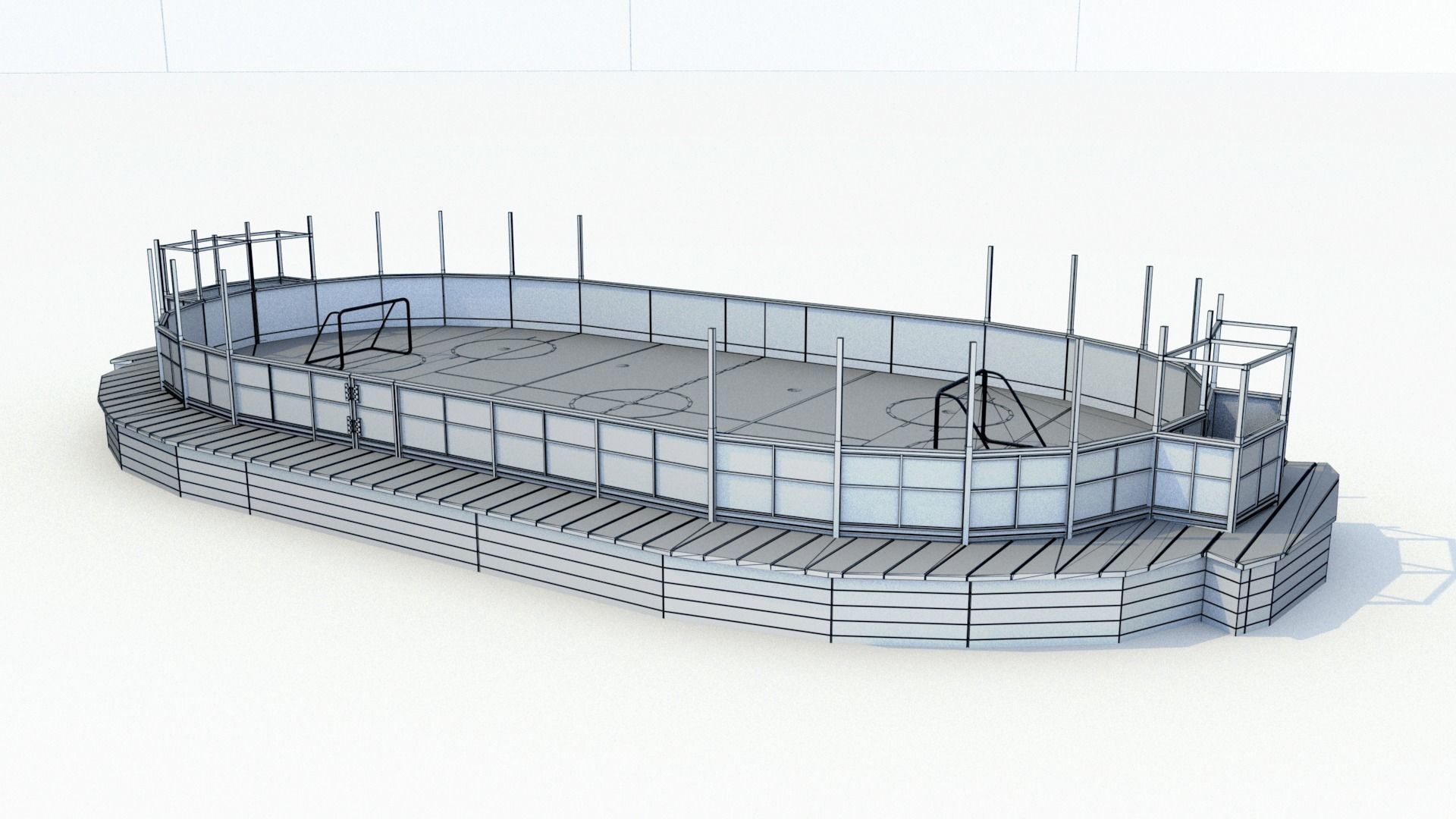 Hockey Rink 3D model_19
