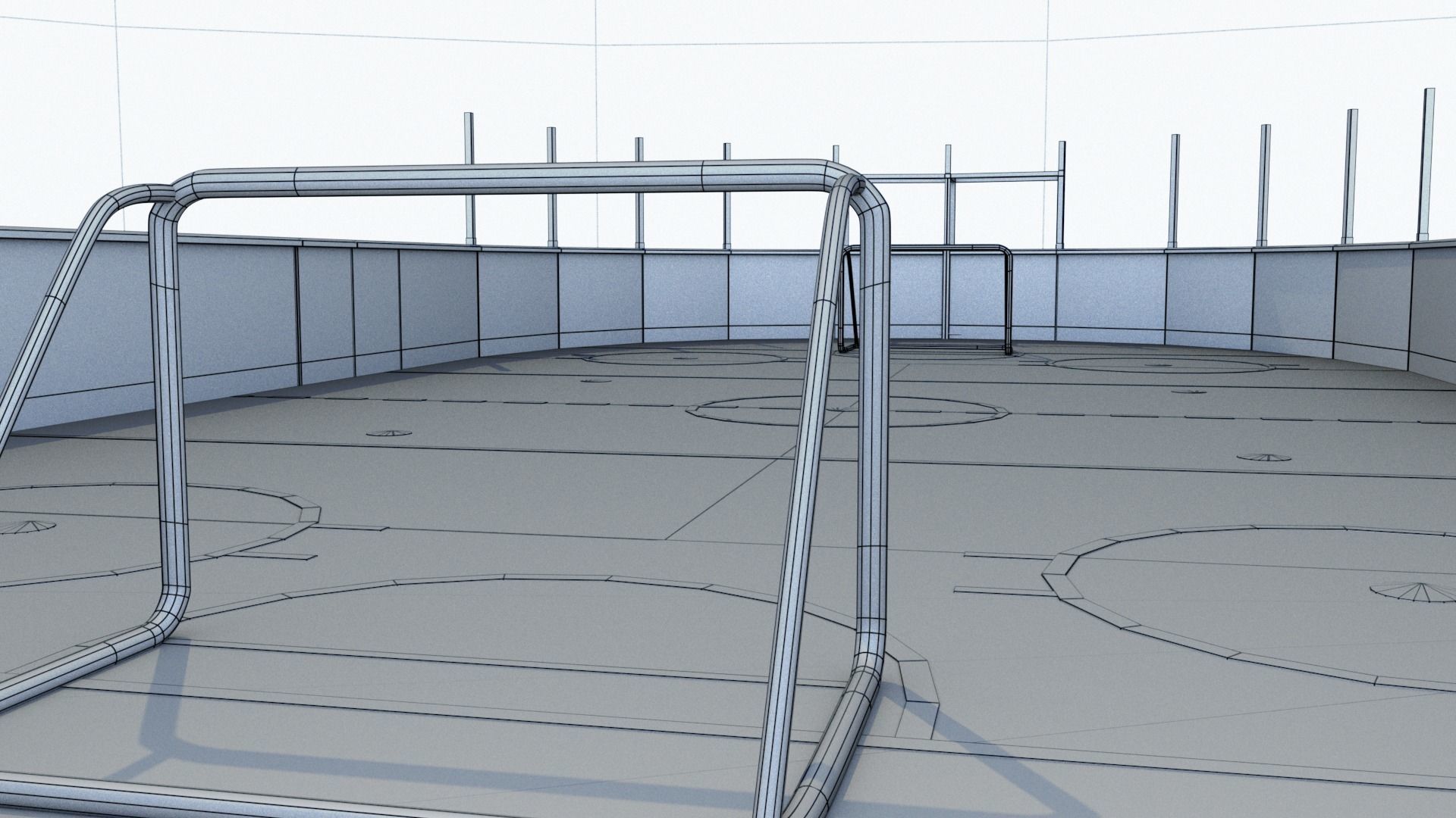 Hockey Rink 3D model_20