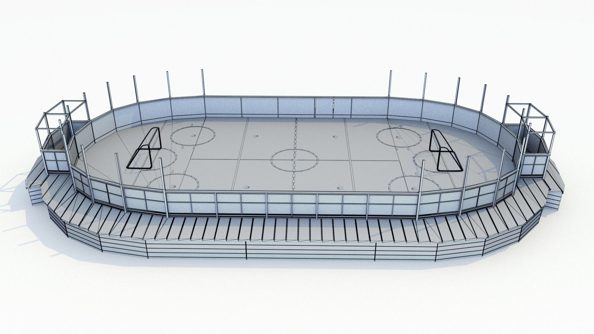 Hockey Rink 3D model_18