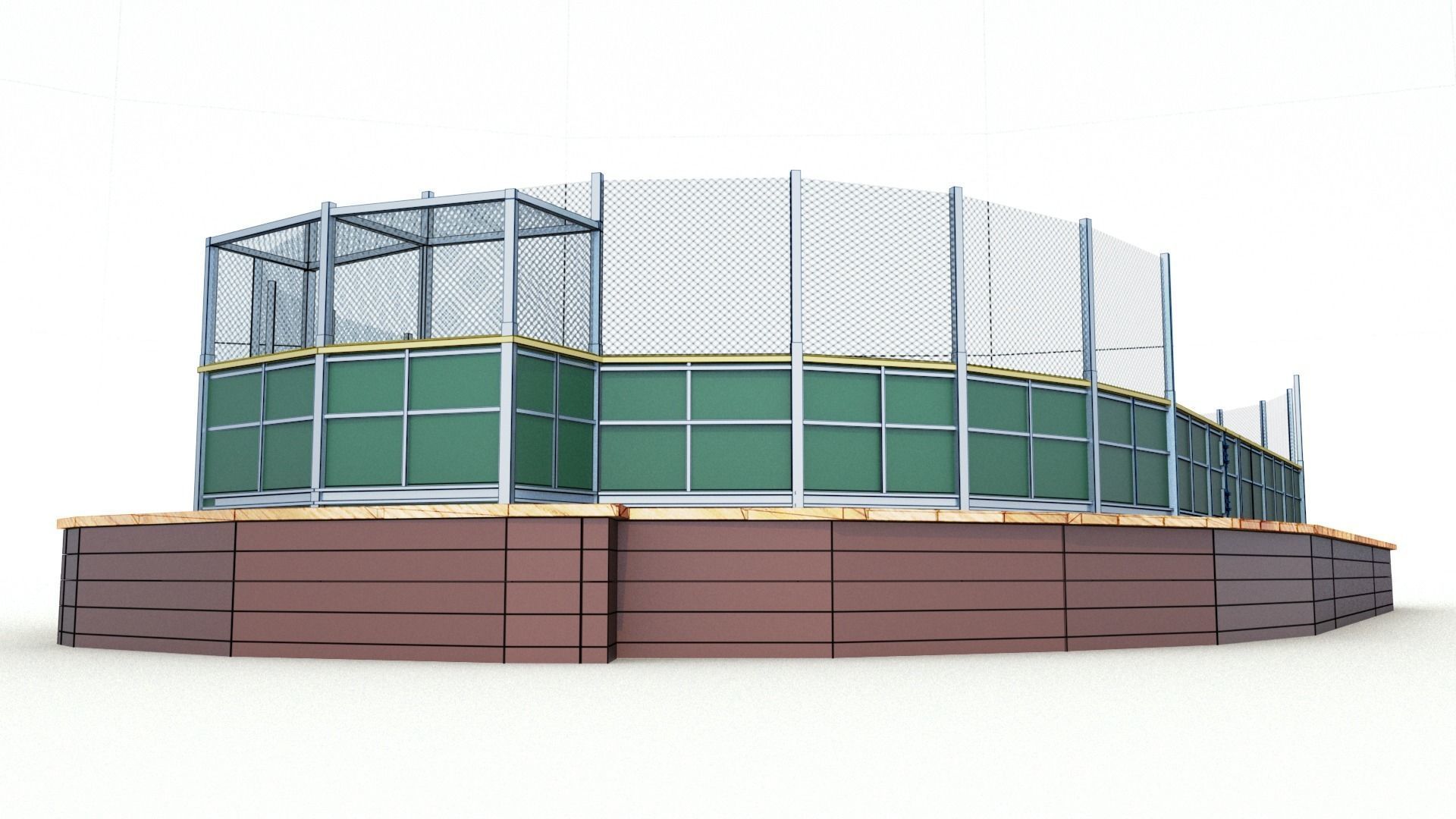 Hockey Rink 3D model_10