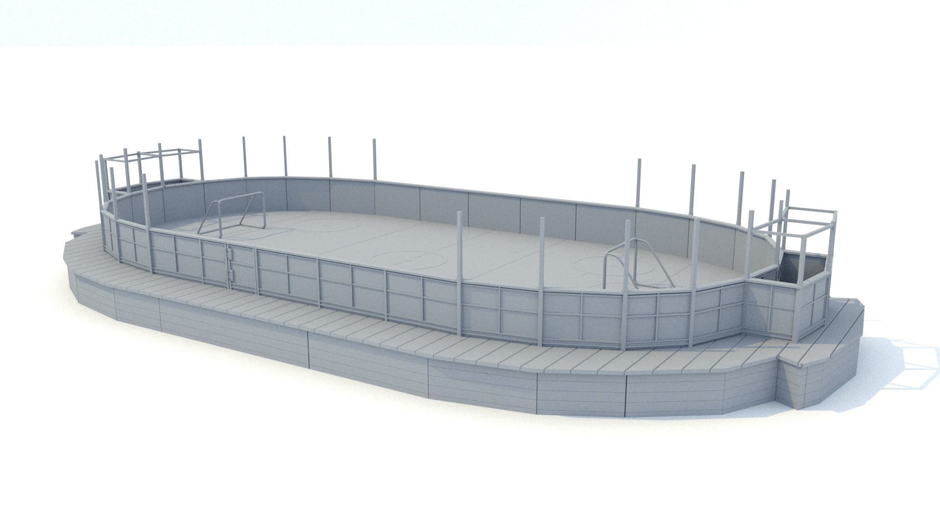 Hockey Rink 3D model_11