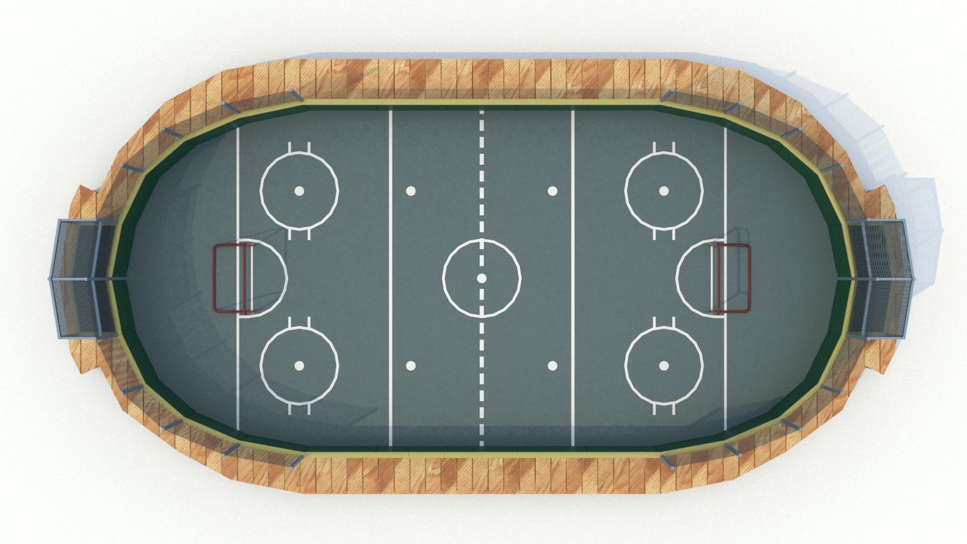 Hockey Rink 3D model_5