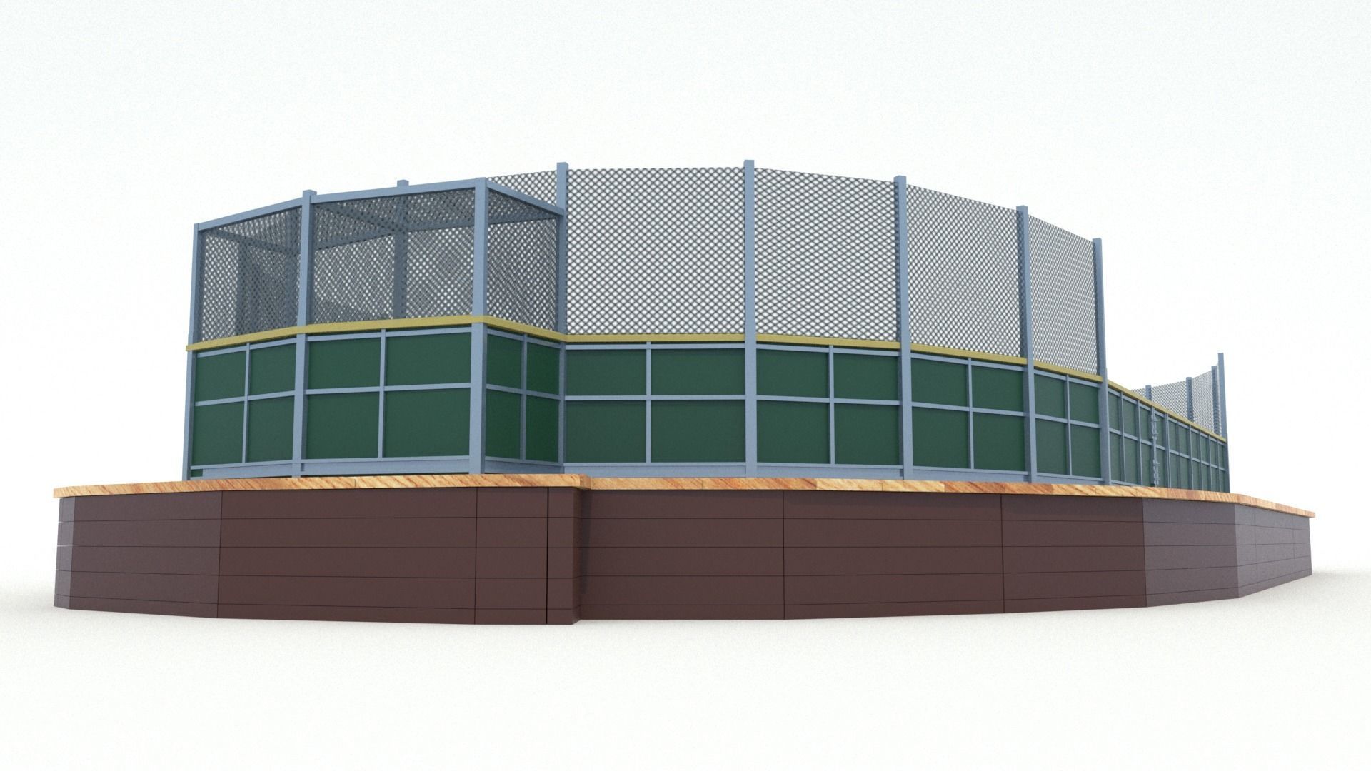 Hockey Rink 3D model_2