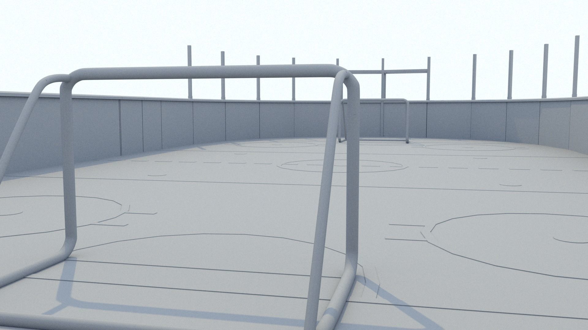 Hockey Rink 3D model_14