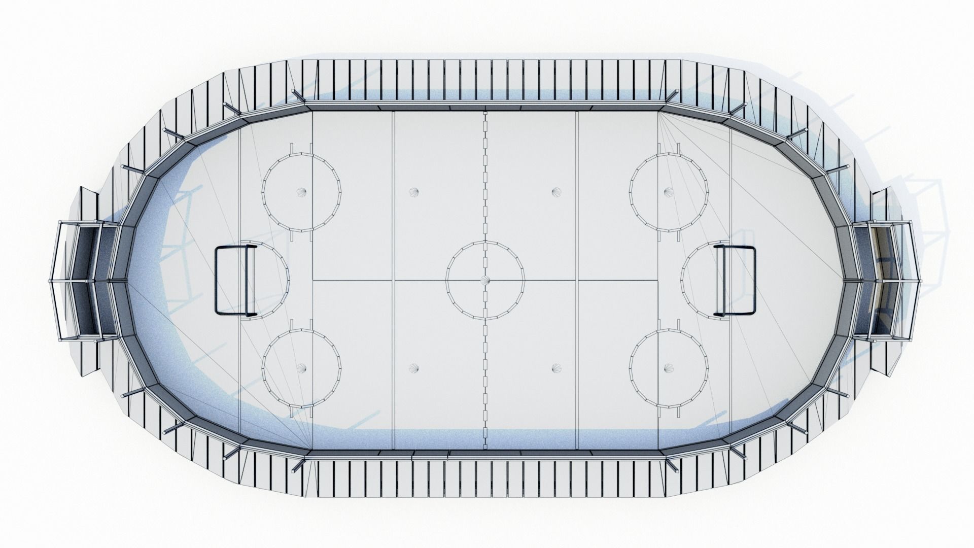 Hockey Rink 3D model_17