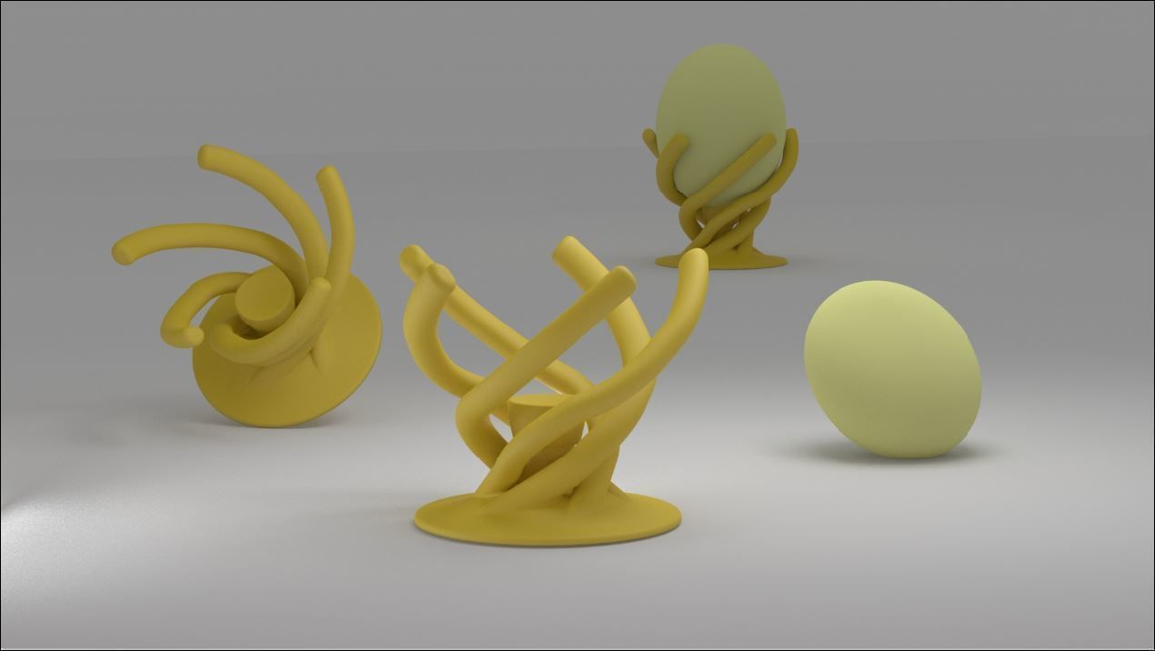 BIOINSPIRED EGG-CUP 3D print model_1