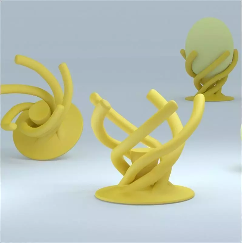 BIOINSPIRED EGG-CUP 3D print model_0