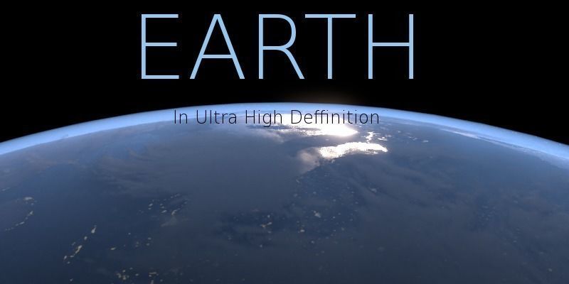 Ultra High Deffinition Earth 3D model_0