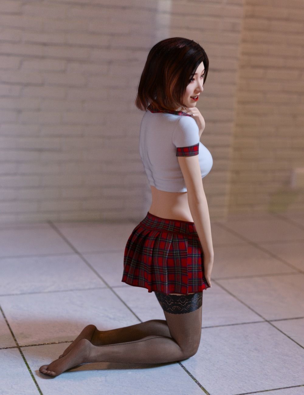 Bai Ru For G8F 3D model_2