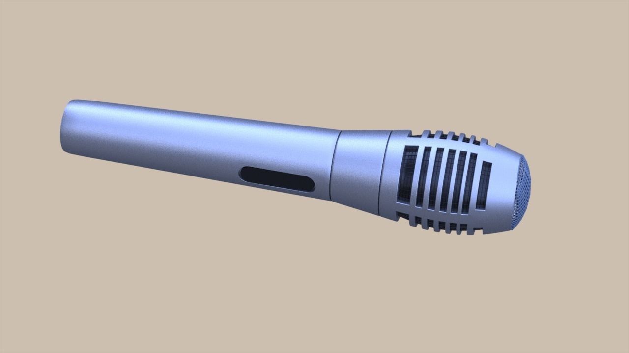 Microphone 3D model_0
