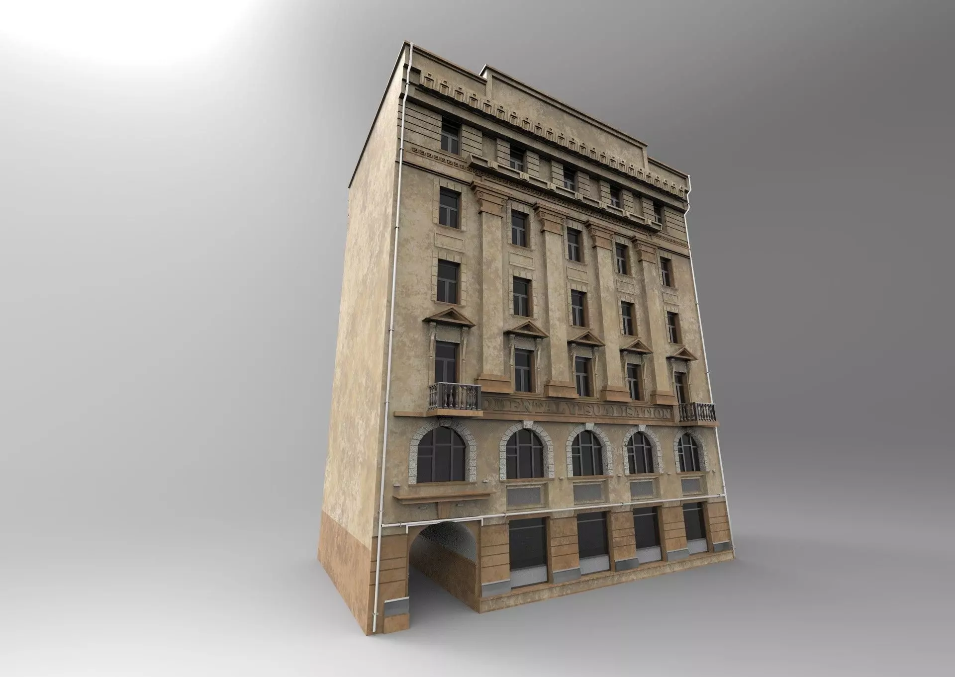 City Building Kiev 3D model_0