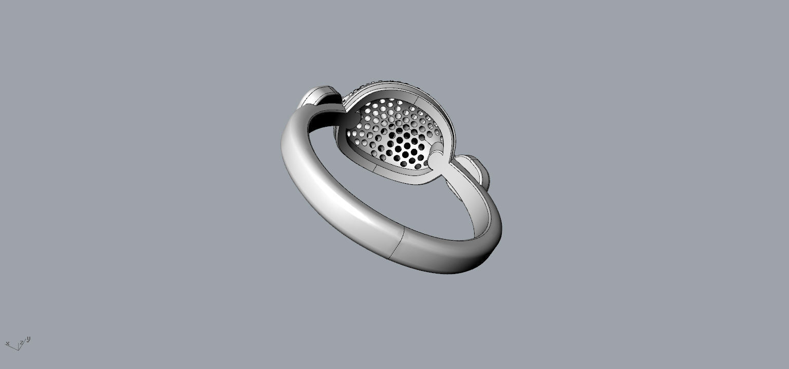 Ring  Buckle 3D print model_1