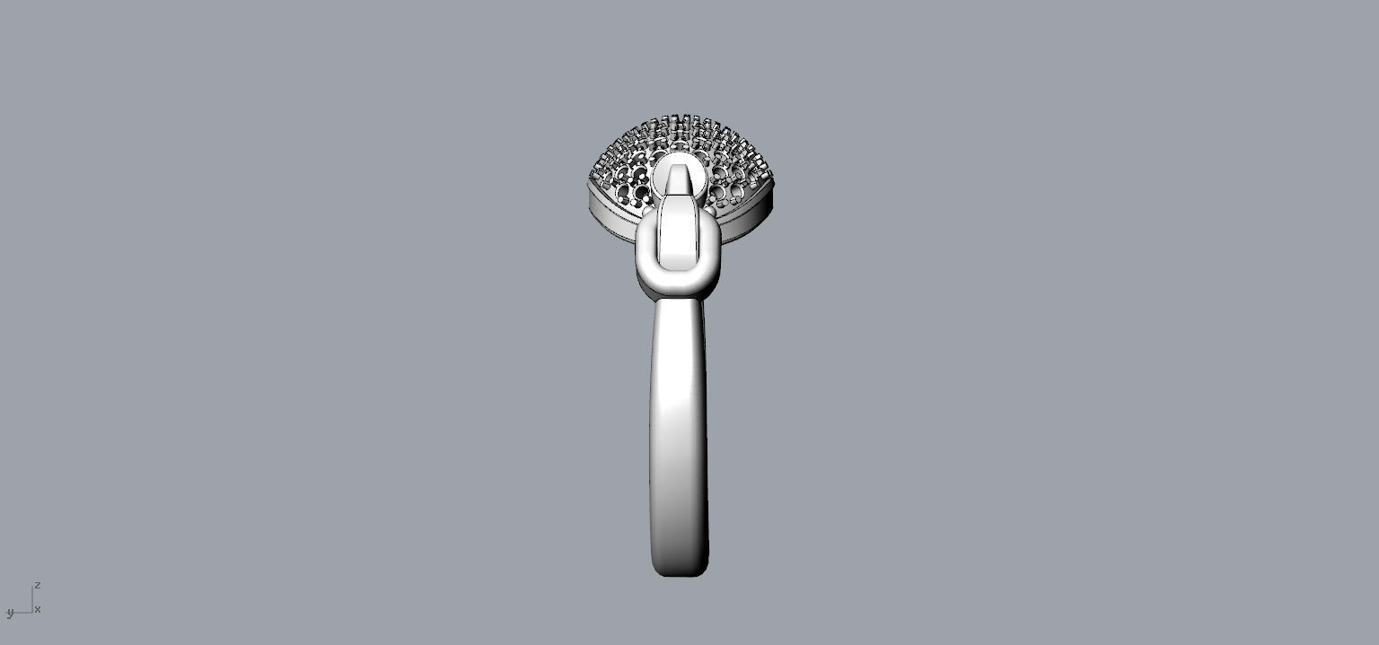 Ring  Buckle 3D print model_2