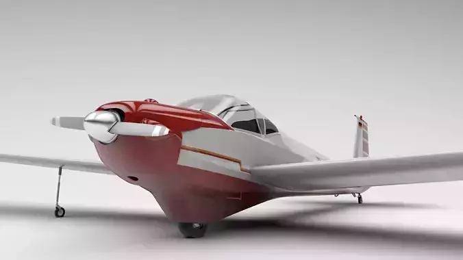 Scheibe Falke SF-25 Aircraft 3D model
