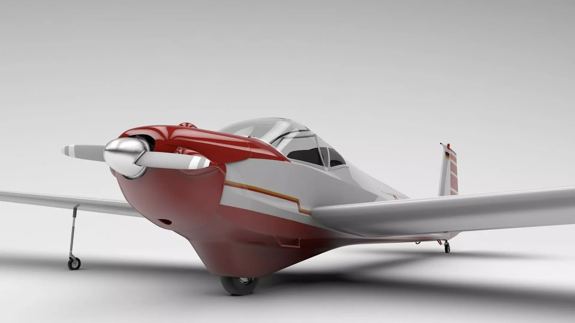 Scheibe Falke SF-25 Aircraft 3D model