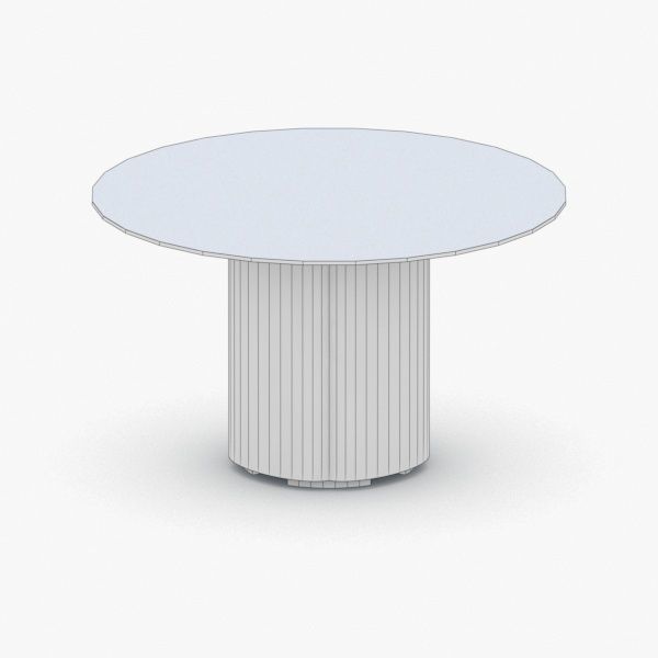 0282 - Coffee Table Low-poly 3D model_4