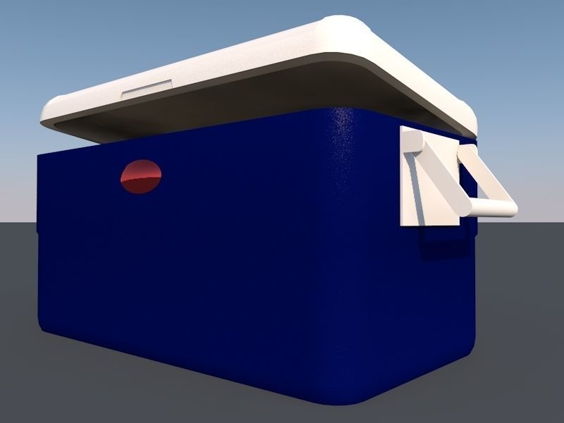 retail cooler 3d rhino download