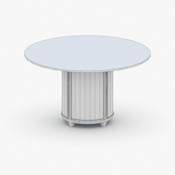 0288 - Coffee Table Low-poly 3D model_3