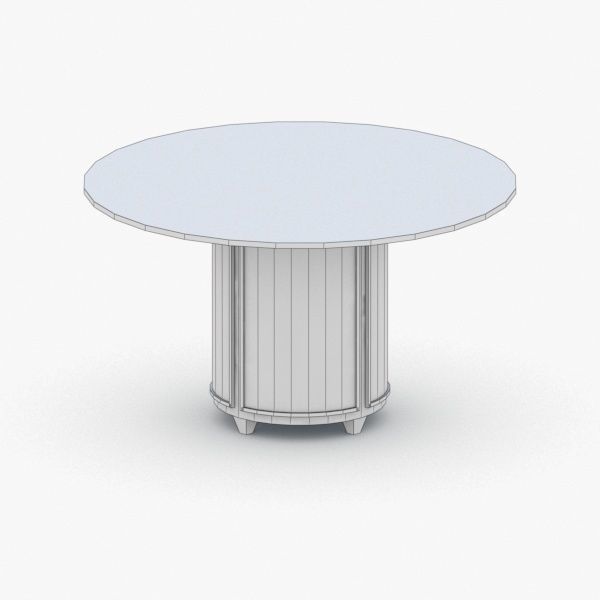 0288 - Coffee Table Low-poly 3D model_2