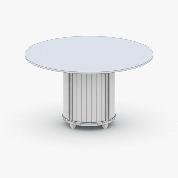 0288 - Coffee Table Low-poly 3D model_1