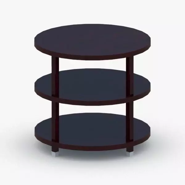 0298 - Coffee Table Low-poly 3D model_0