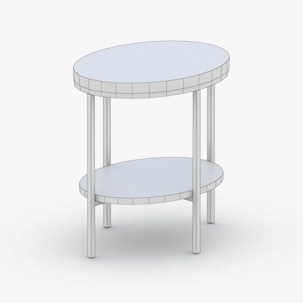 0299 - Coffee Table Low-poly 3D model_3