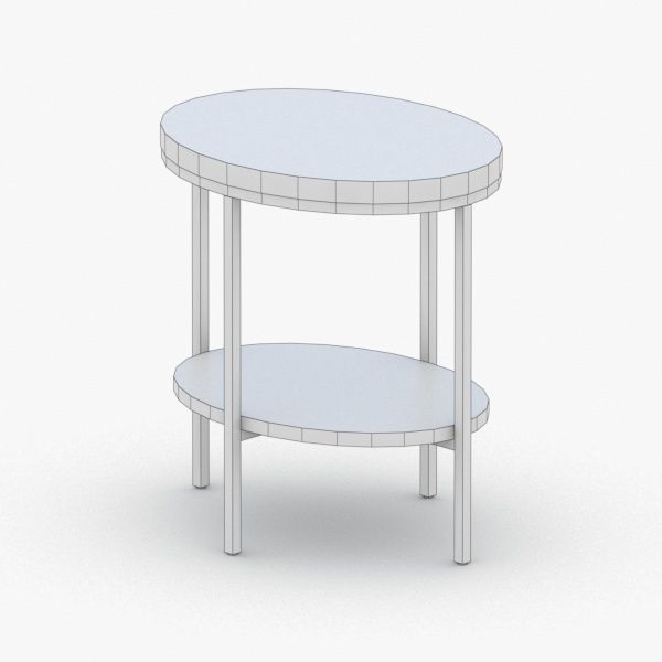 0299 - Coffee Table Low-poly 3D model_1