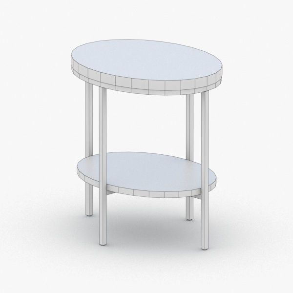 0299 - Coffee Table Low-poly 3D model_4