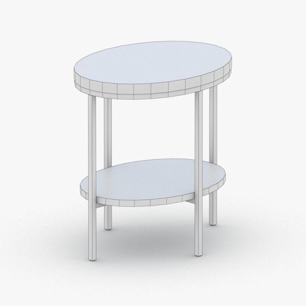 0299 - Coffee Table Low-poly 3D model_2