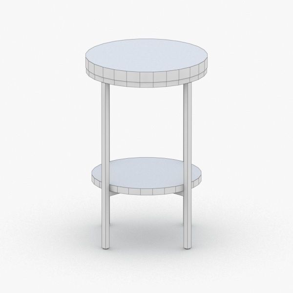 0300 - Coffee Table Low-poly 3D model_2