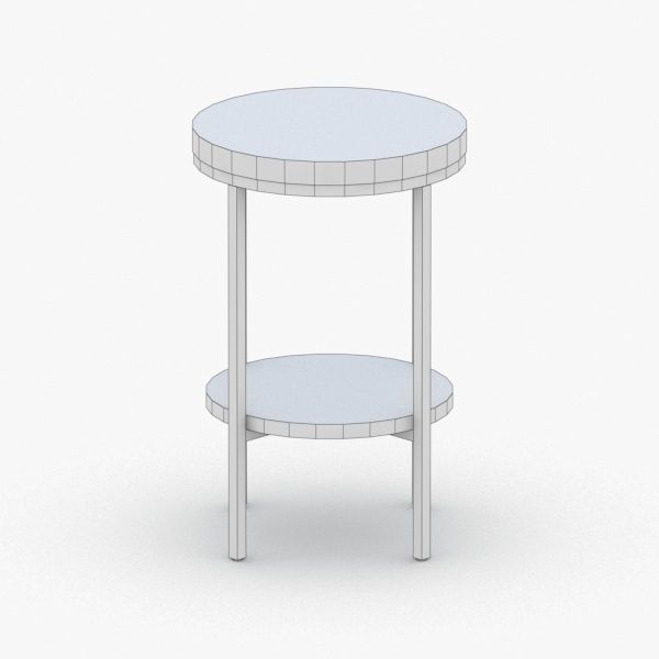 0300 - Coffee Table Low-poly 3D model_3