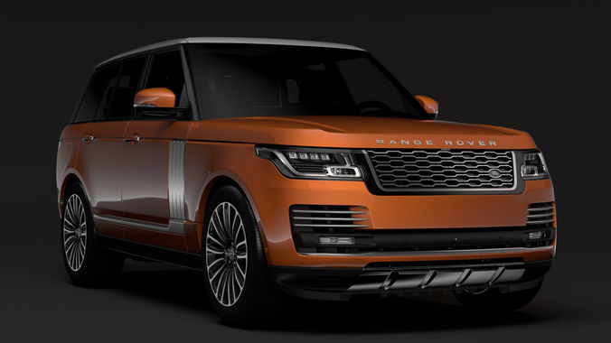 Range Rover Autobiography P400e L405 2018 3D model