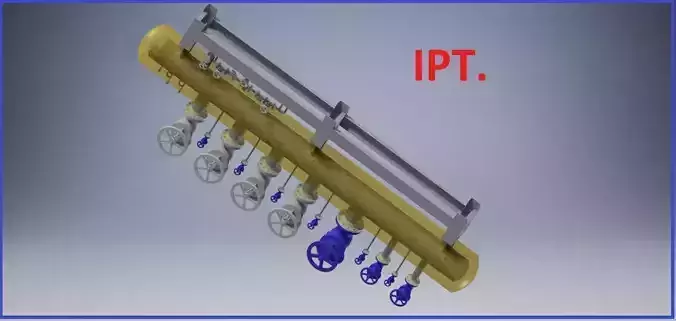 Steam Collector Machine Inventor Model 3D model