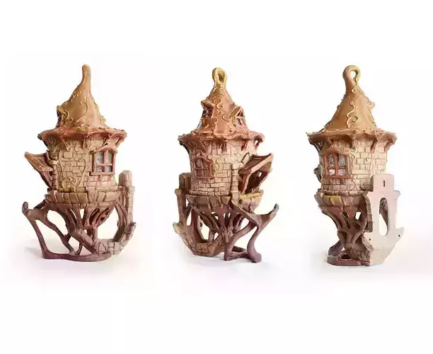 BIRDHOUSE -3 PIECES 3D print model