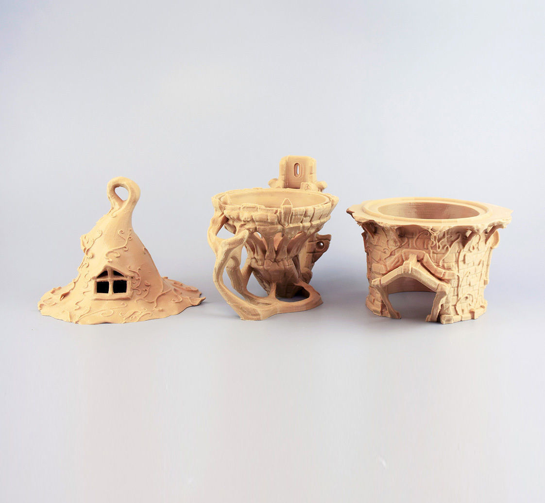 BIRDHOUSE -3 PIECES 3D print model_2