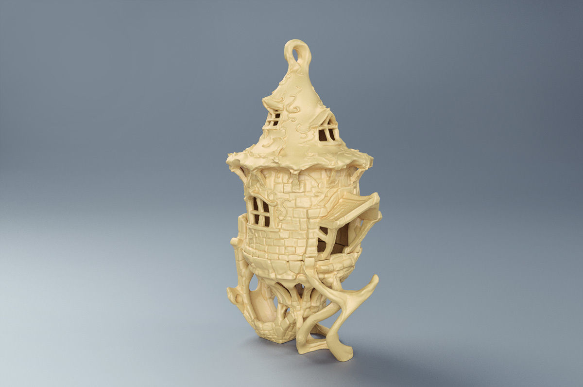 BIRDHOUSE -3 PIECES 3D print model_4