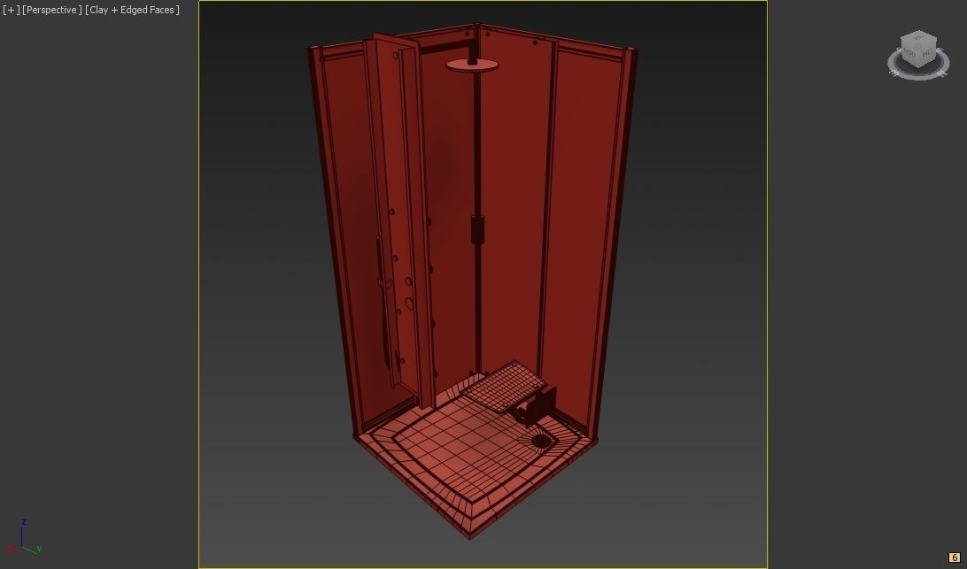 Shower room Ravak Blix - model BLRV2 3D model_6