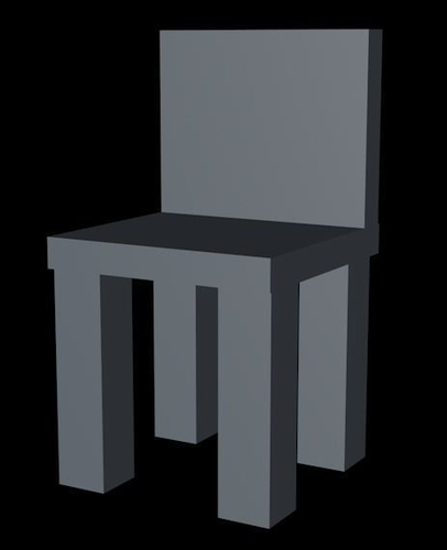 chair Free low-poly 3D model